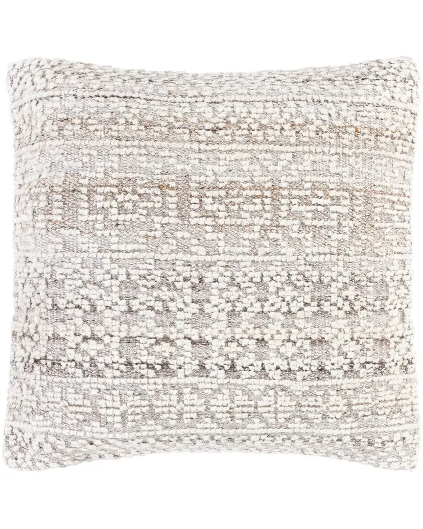 Nobility Pillow Cover - Beige, Wool Blend
