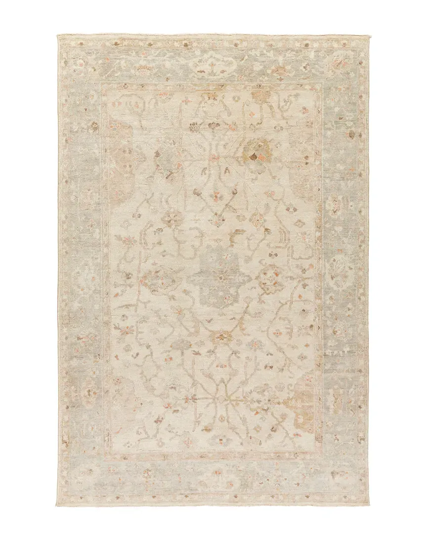 Normandy Hand Knotted Rug - Sea Foam, Wool