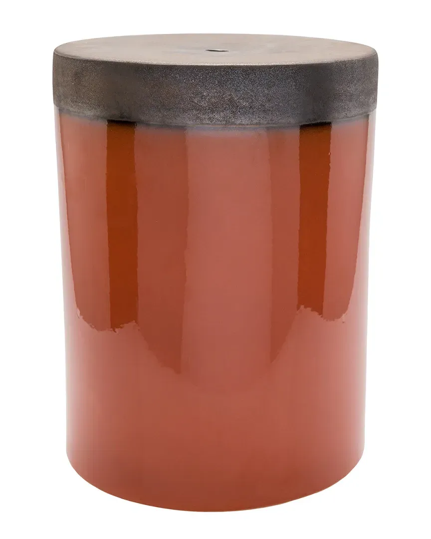 Palominas Accent Table - Burnt Orange, Ceramic image