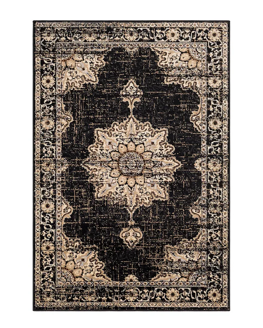 Paramount Machine Woven Rug - Black, Polypropylene image