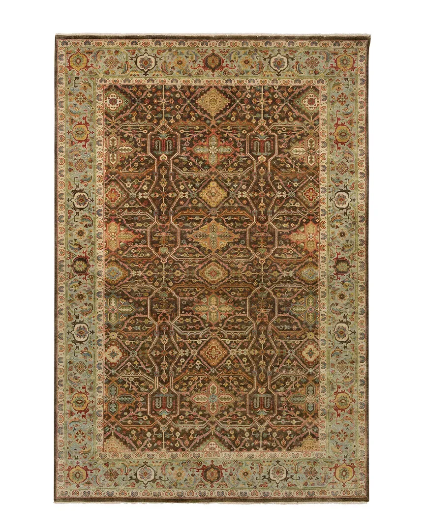 Pazyryk Hand Knotted Rug - Brown, NZ Wool