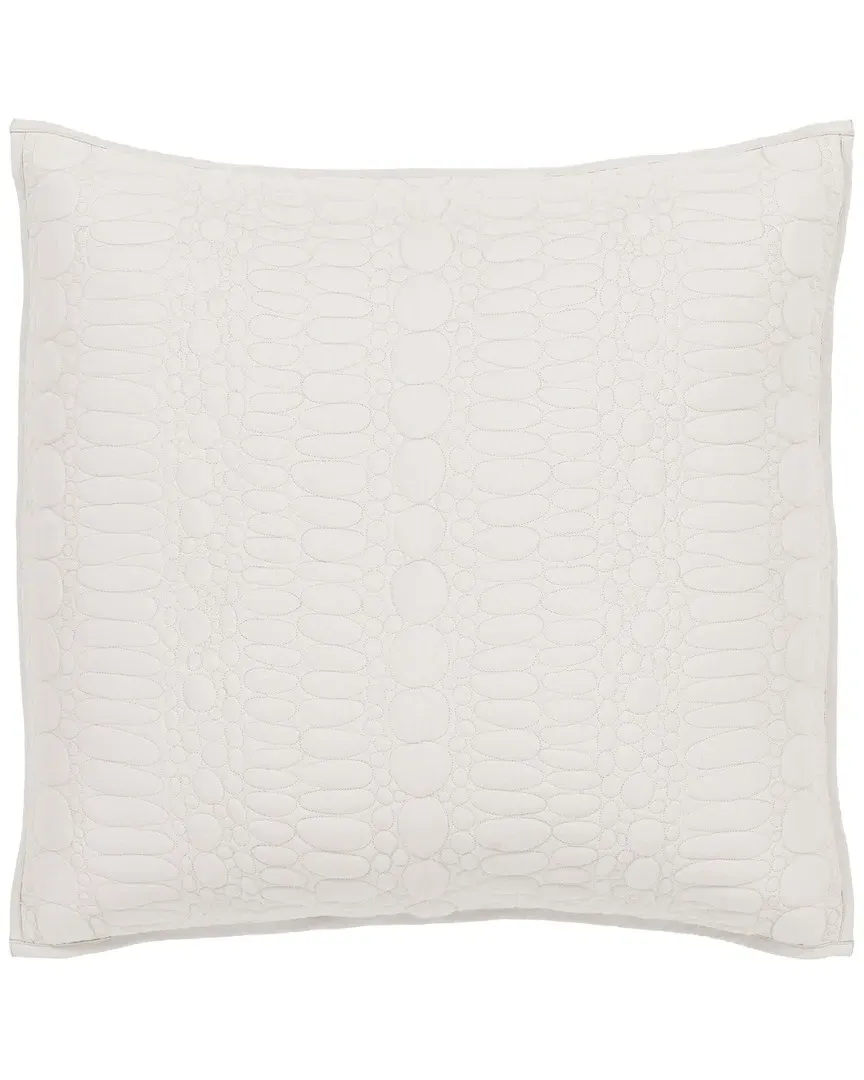 Pebble Texture Euro Sham - Light Gray, Cotton