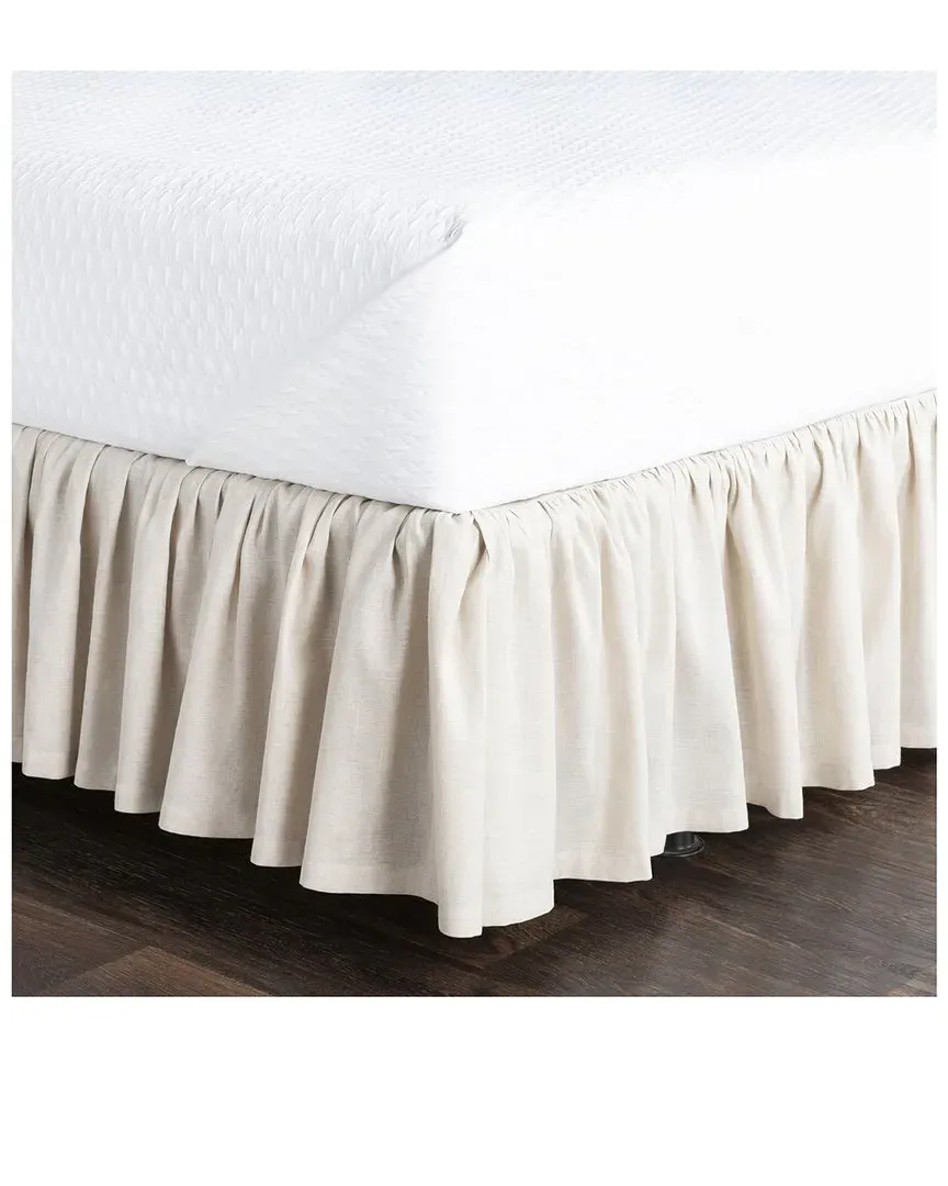 Peyton Ruffle Bedskirt - Grey, Linen image