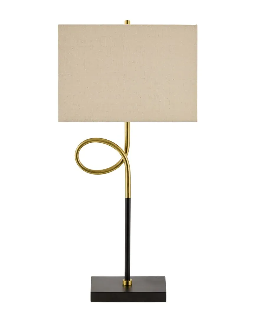 Rethel Accent Table Lamp - Orange, Ceramic