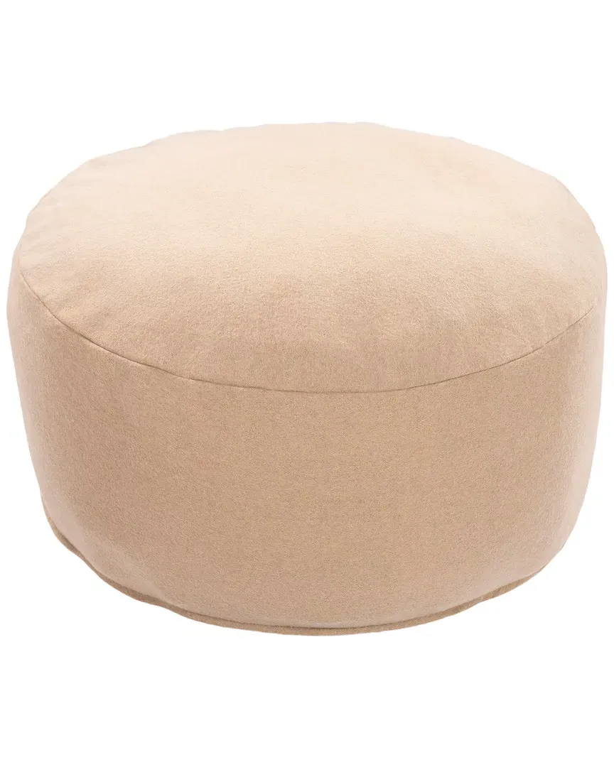 Shane Pouf - Taupe, Wool