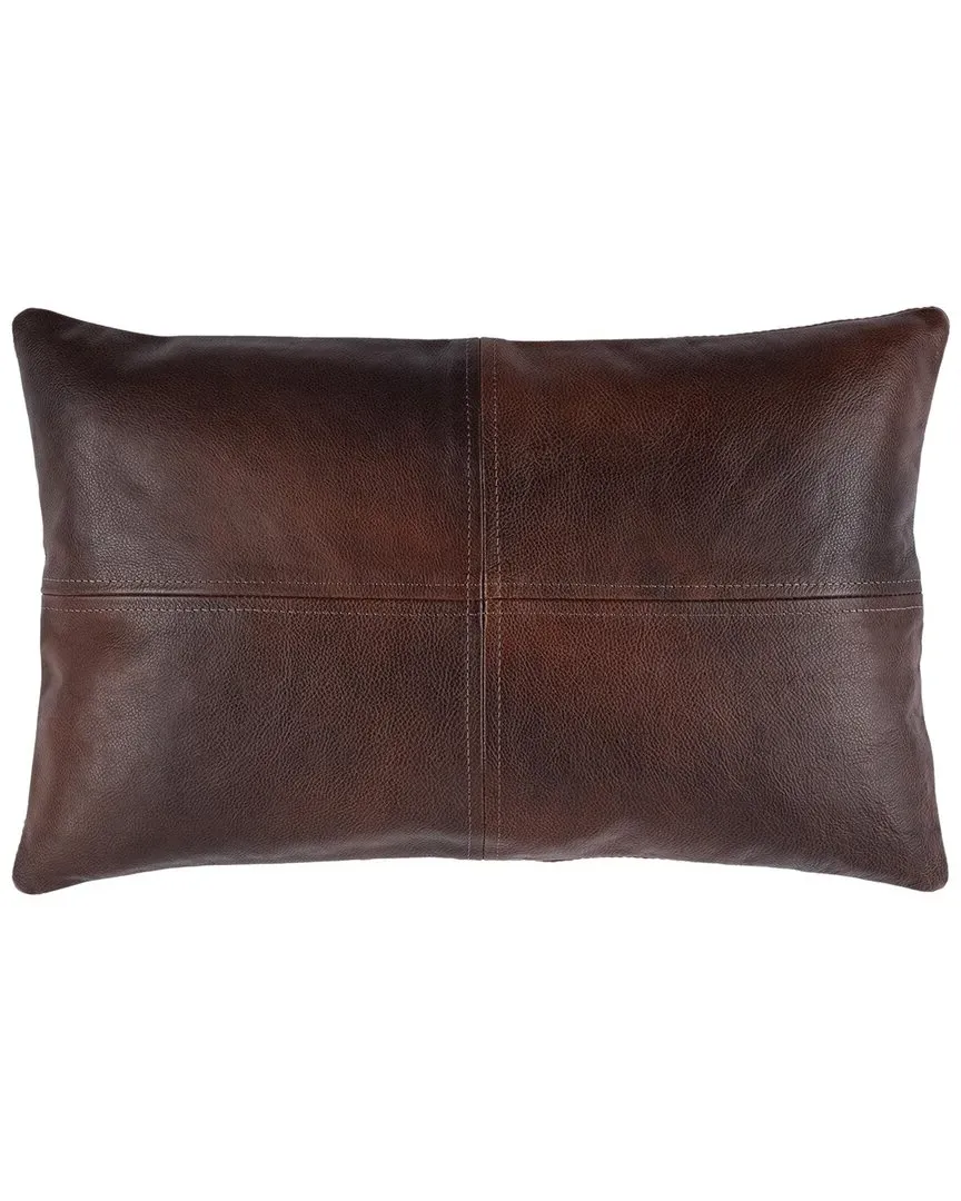 Sheffield Accent Pillow - Brown, Leather image