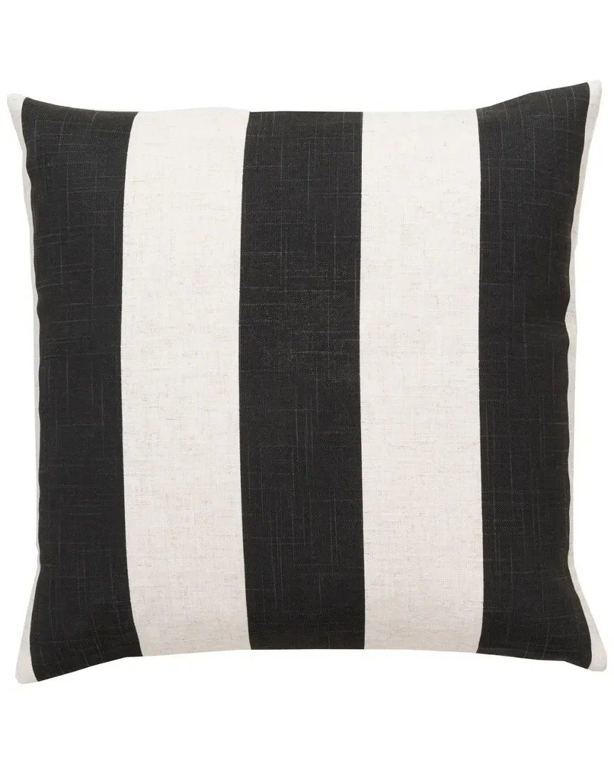 Simple Stripe Throw Pillow - Black image