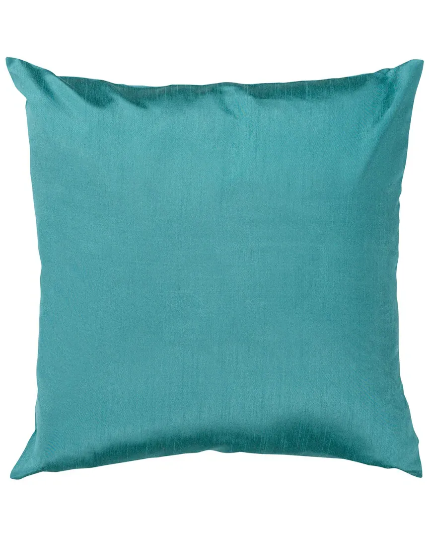 Solid Luxe Throw Pillow - Emerald, Polyester image