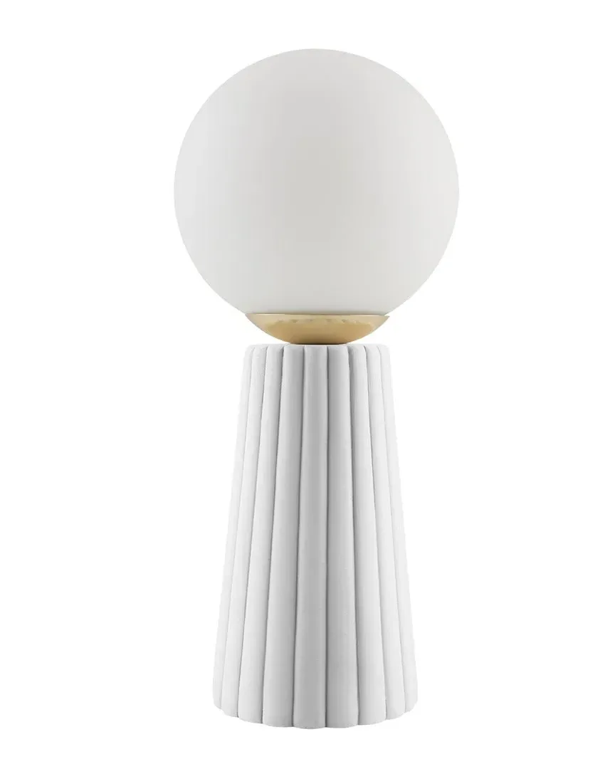 Stelvio Accent Table Lamp - Dark Green, Ceramic