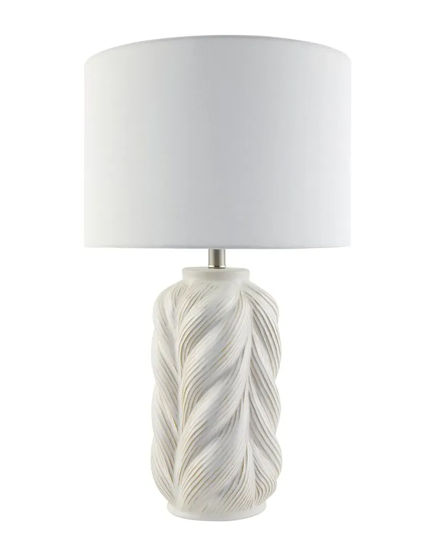 Stelvio Accent Table Lamp - White, Ceramic