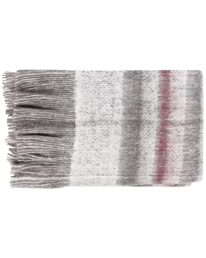 Stowe Throw - Dark Red, Multi image