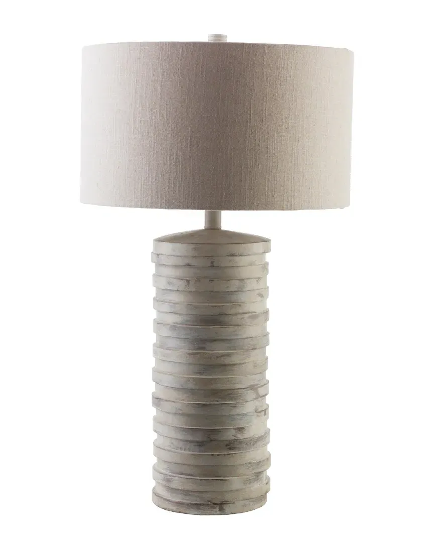 Sulak 28in Table Lamp - White Wash