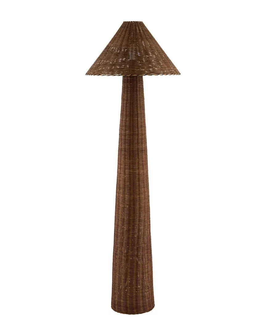 Surya Dunehaven Accent Floor Lamp - Brown, Rattan image