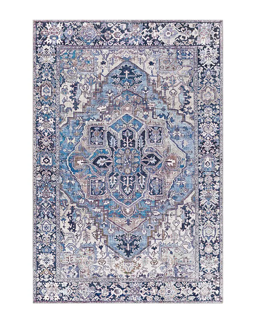 Surya Iris Rug - Denim, Polyester image
