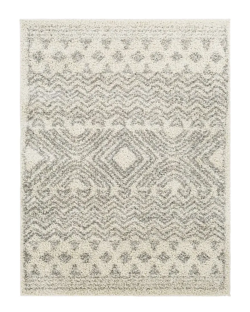 Taza Shag Rug - Cream, Polypropylene image
