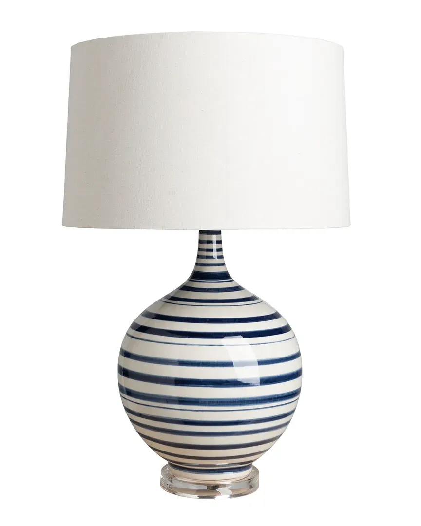 Tideline Table Lamp - White, Ceramic