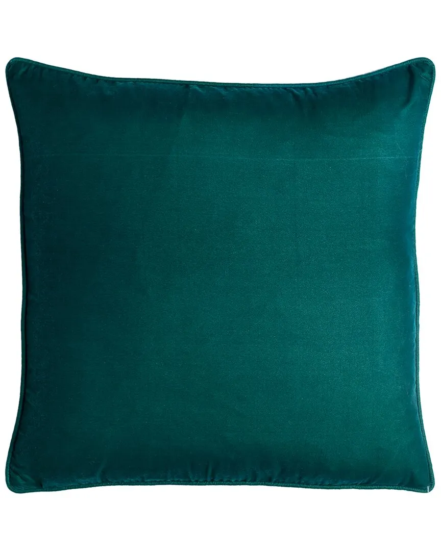 Velvet Down Pillow - Teal, Polyester
