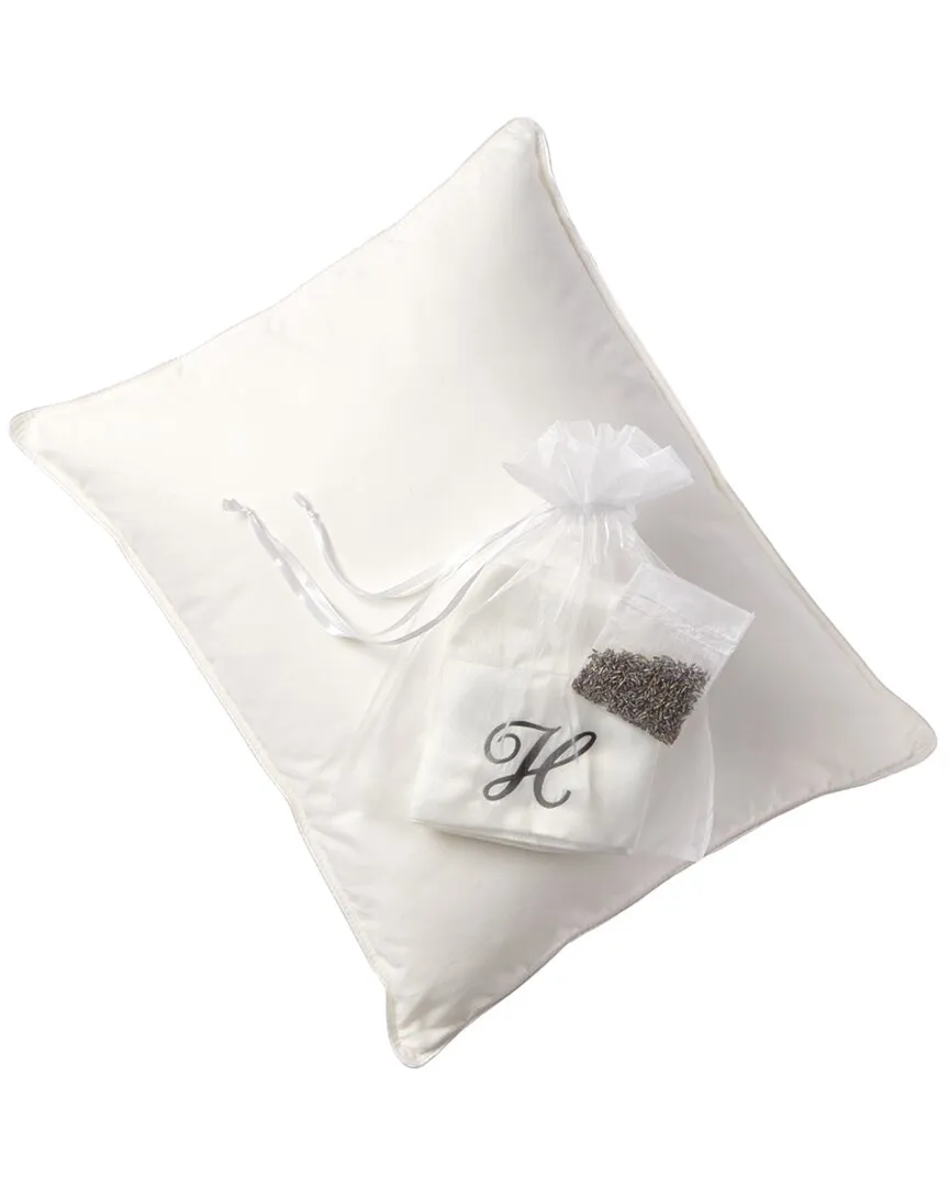 Down Alternative Petite Pillow with Satin Case - White image