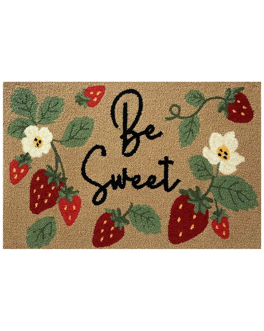 Be Sweet Indoor/Outdoor Doormat - Red, UV Polyester