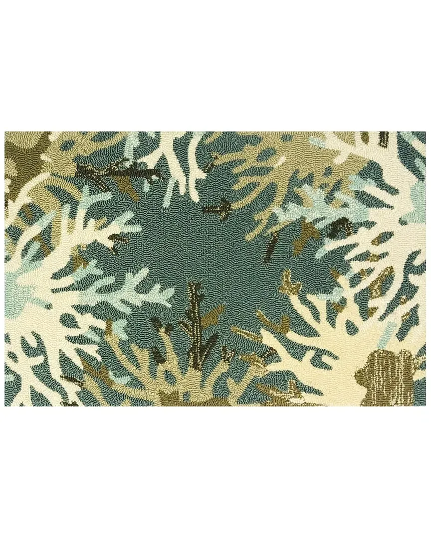 Border Indoor/Outdoor Doormat - Blue