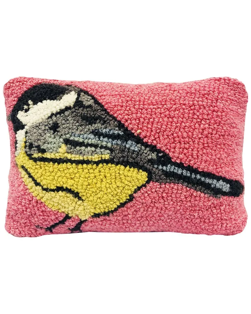 Chickadee Pillow - Pink image