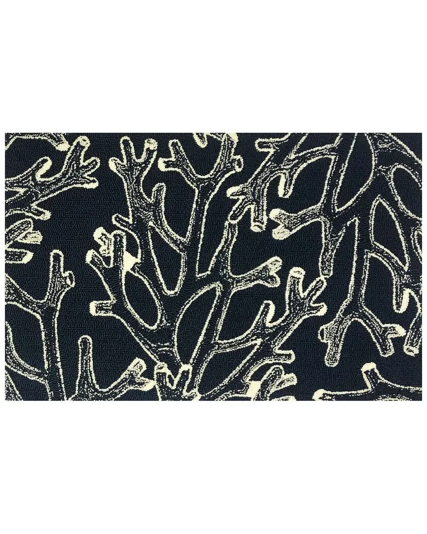 Coral Outline Doormat - Indigo image