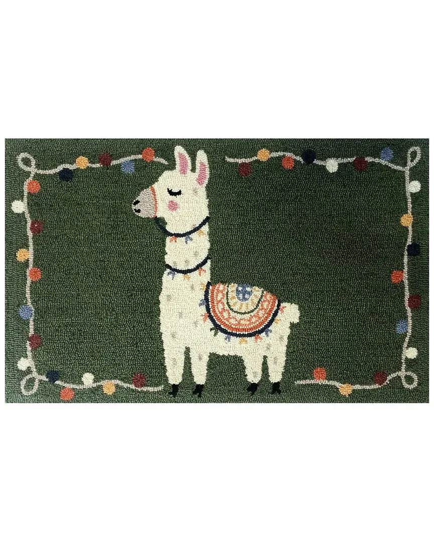 Craft Llama Indoor/Outdoor Doormat - Green, UV Polyester