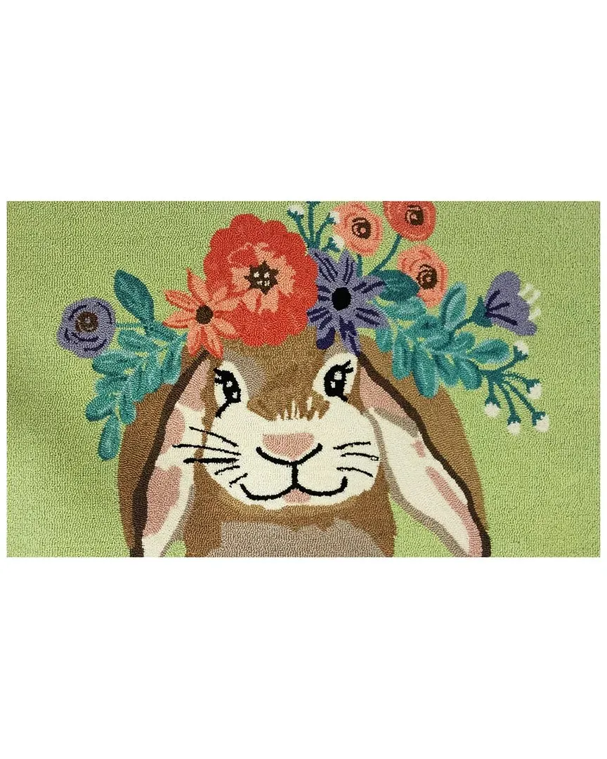 Flower Child 24x36in Doormat - Green