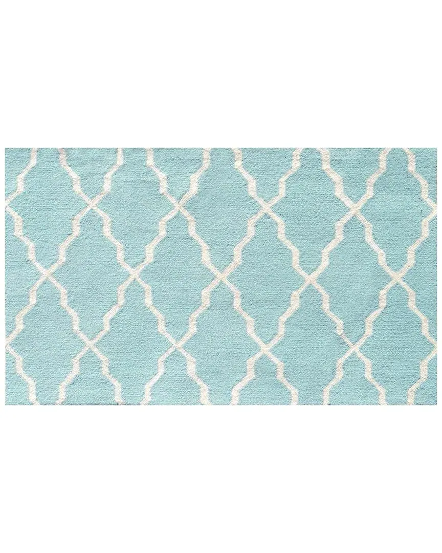 Lattice Doormat - Blue, Polyester image