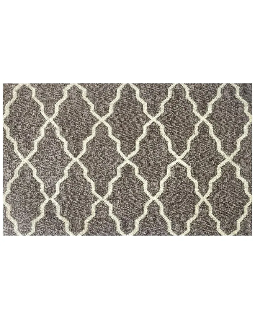 Lattice Doormat - Grey, Polyester