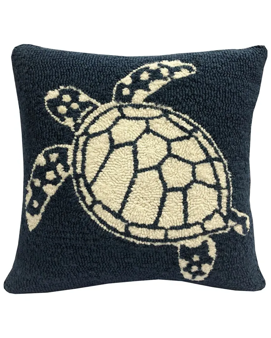 Multi Turtle Indoor/Outdoor Pillow - Blue, Polyester