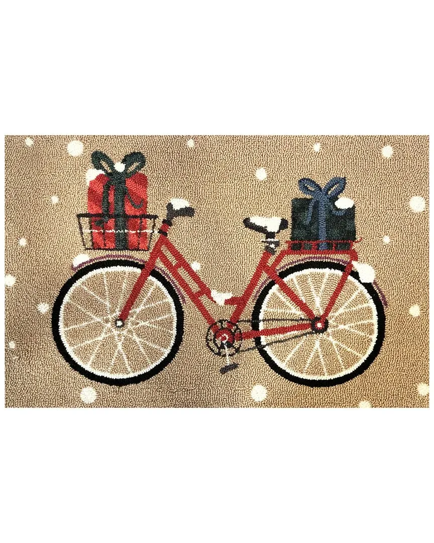On Bike 24x36in Doormat - Multicolor image