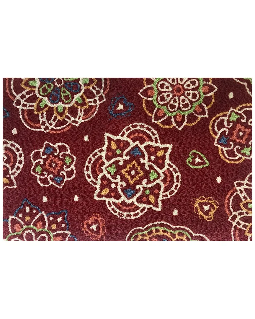 Patricia 30x48in Doormat - Red, UV Polyester