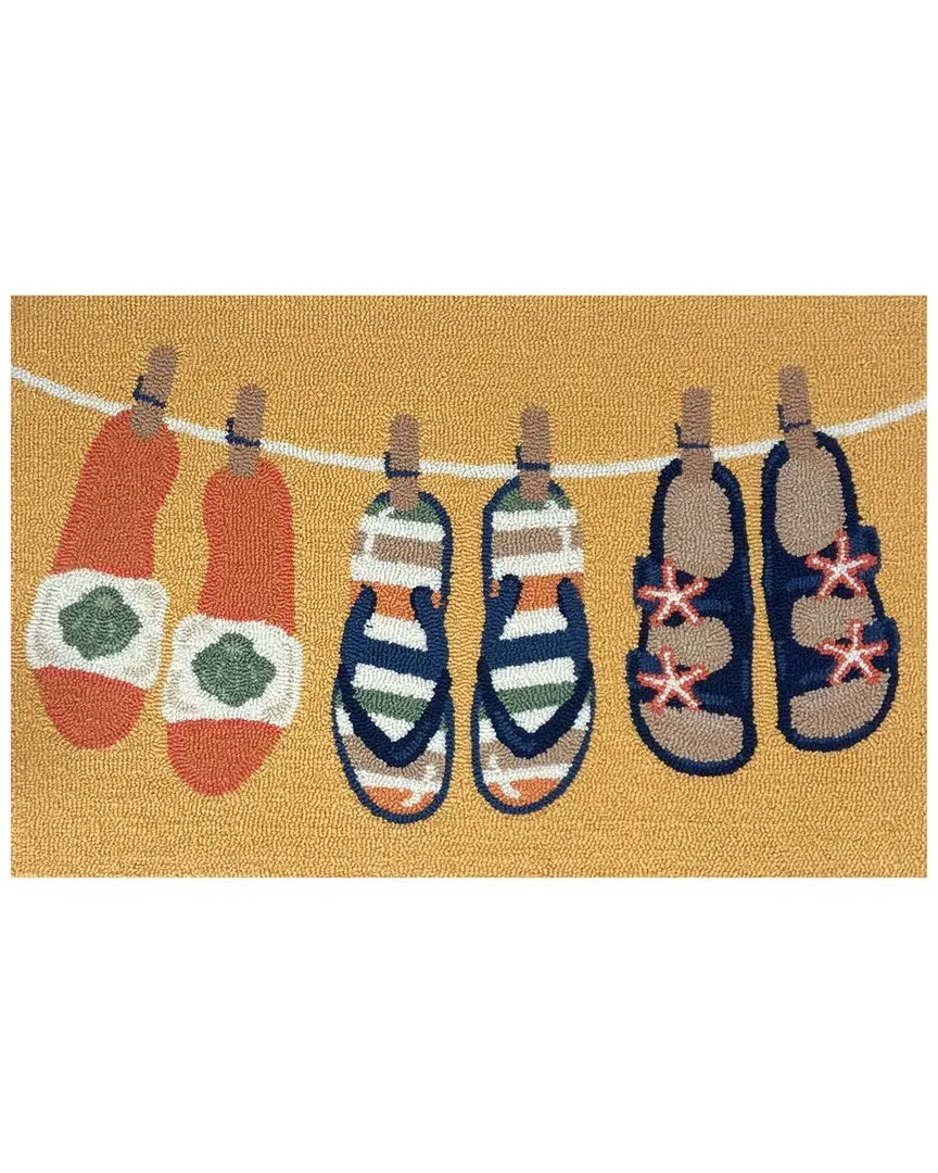 Sandals 30x48 Doormat - Yellow