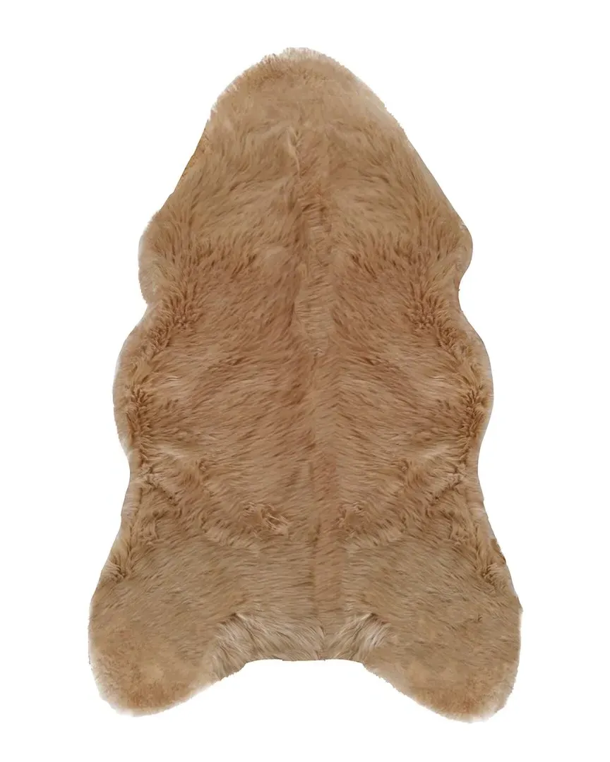 Shape Faux Shag Rug - Brown, Polyester