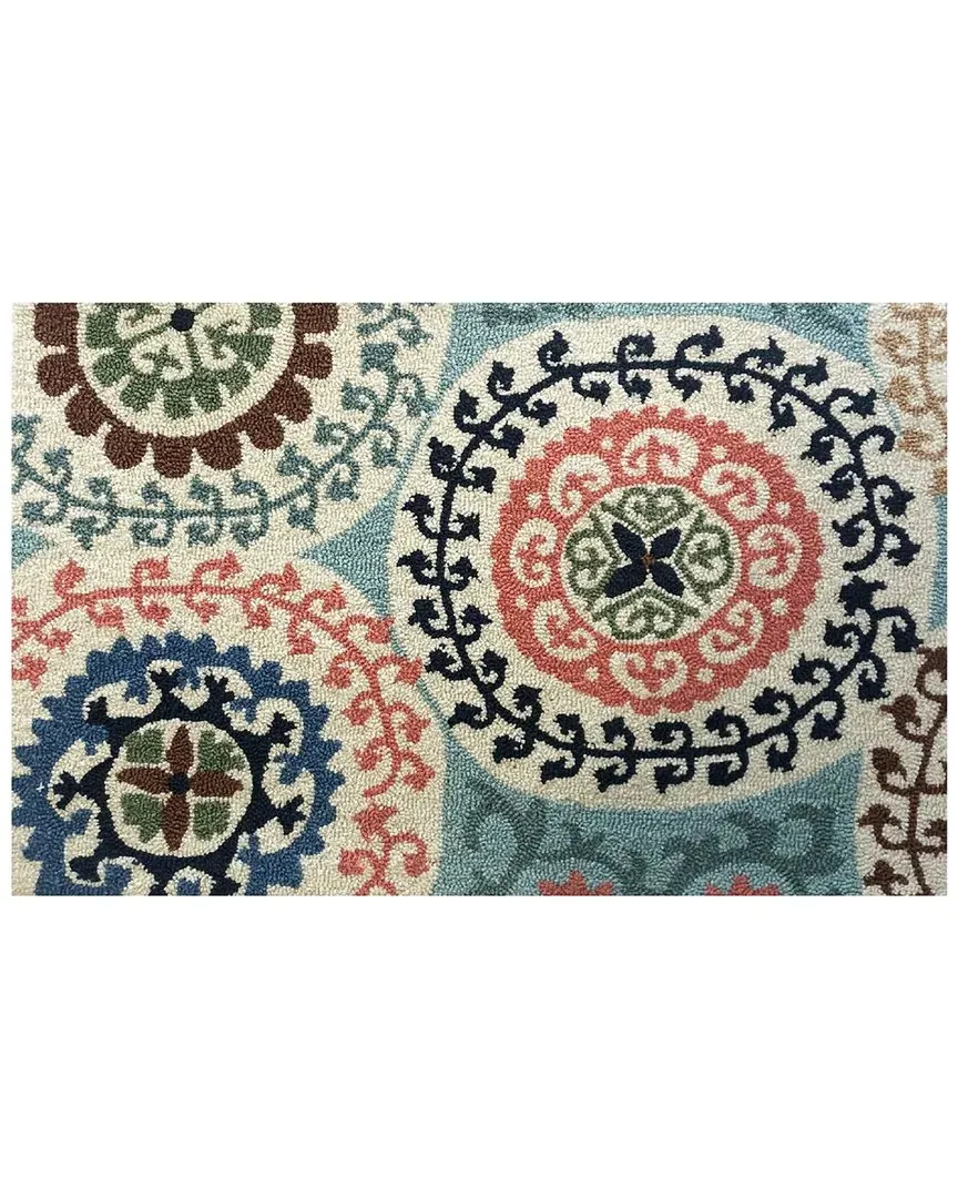 Shayla Indoor/Outdoor Doormat - Blue, UV Polyester image