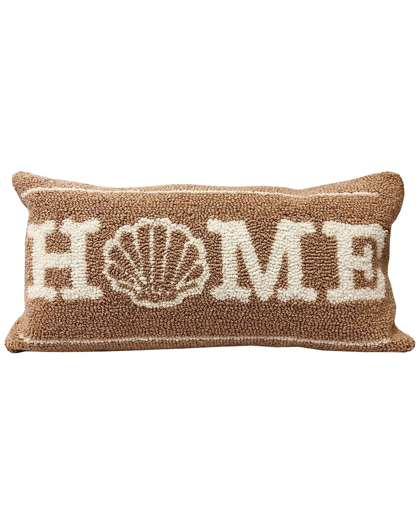 Shell Indoor/Outdoor Pillow - Tan, UV Polyester