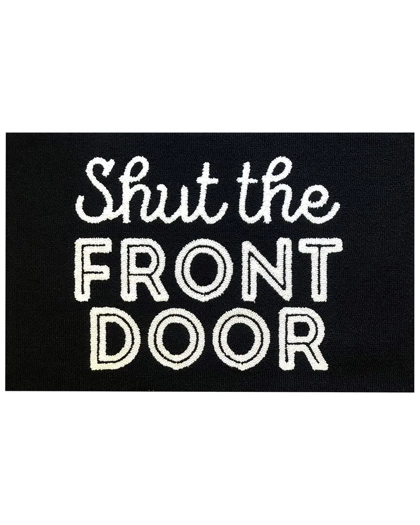 Shut The Front Door 24x36in Doormat - Black