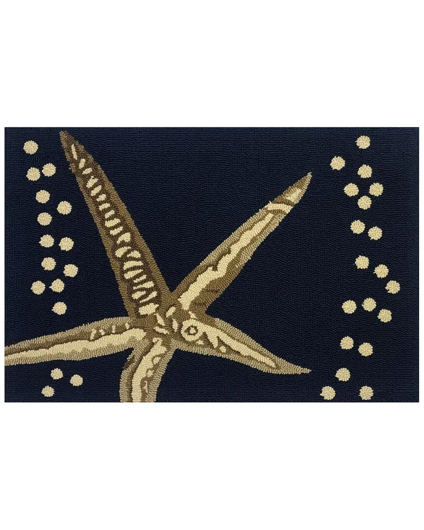 Starfish Indoor/Outdoor Doormat - Blue image