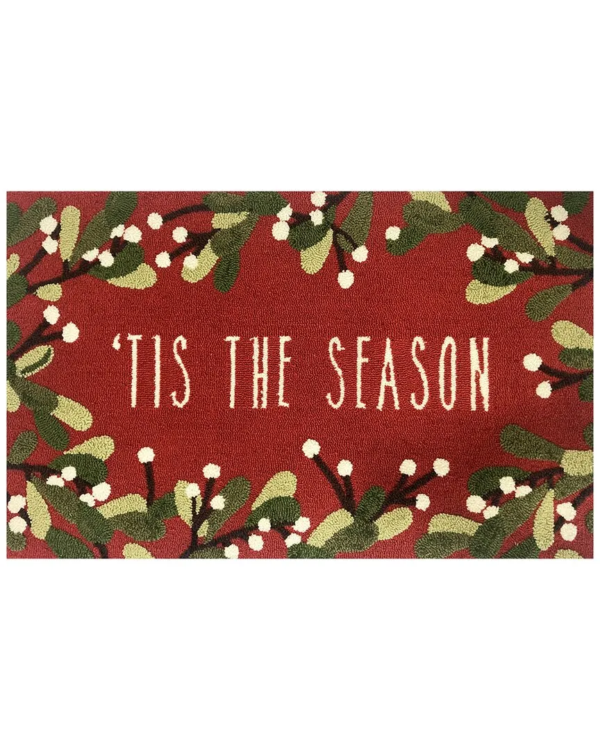 Tis The Season 30x48in Doormat - Red