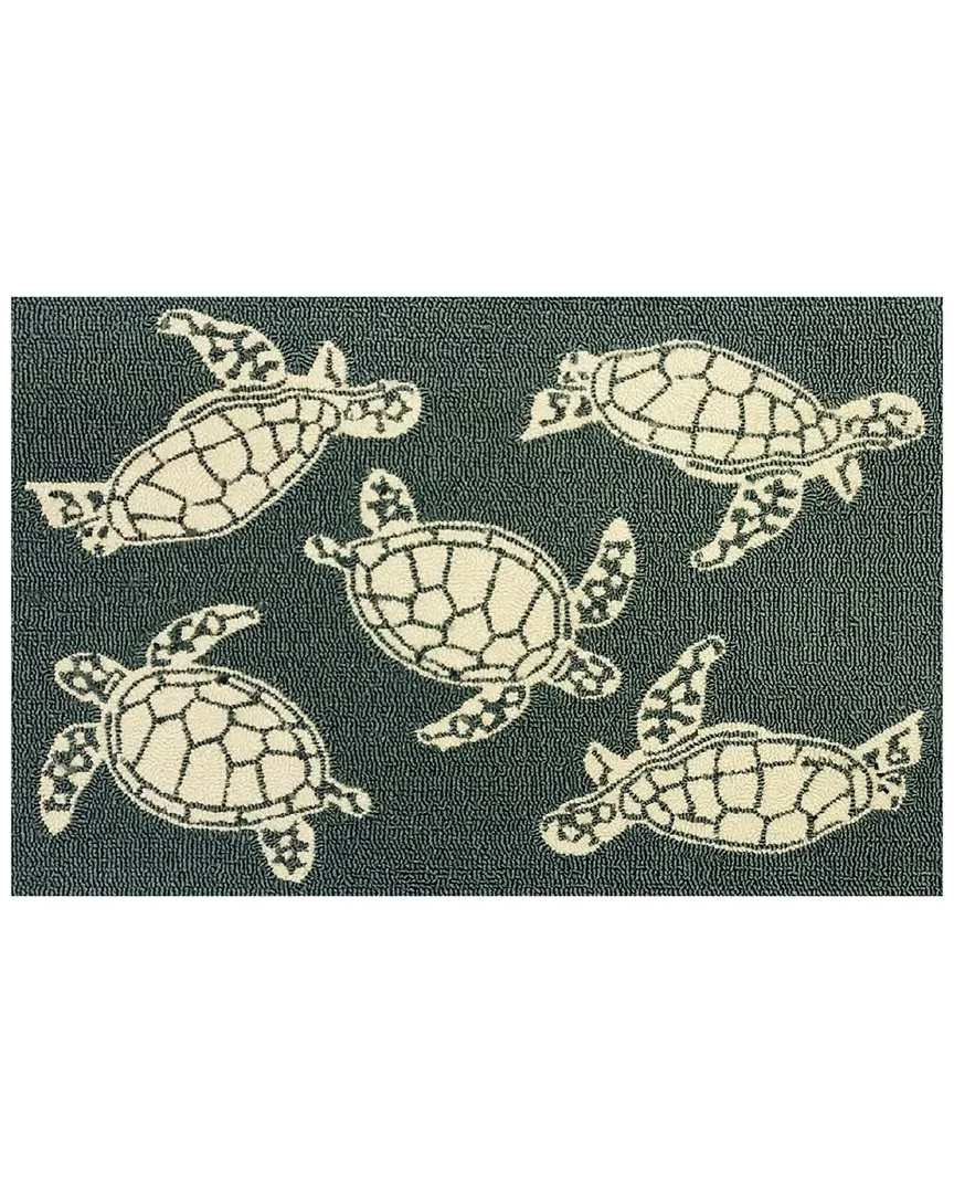 Turtle Doormat - Aqua image