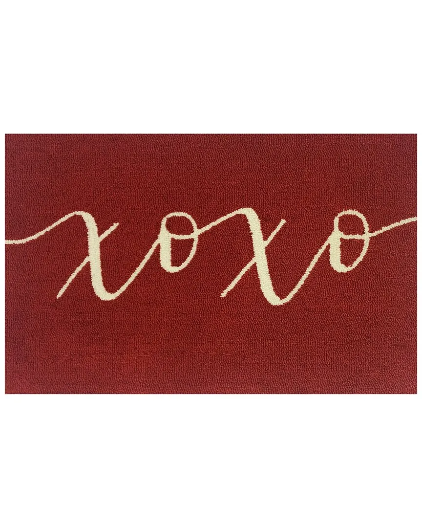 XOXO Indoor/Outdoor Doormat - Red, Polyester