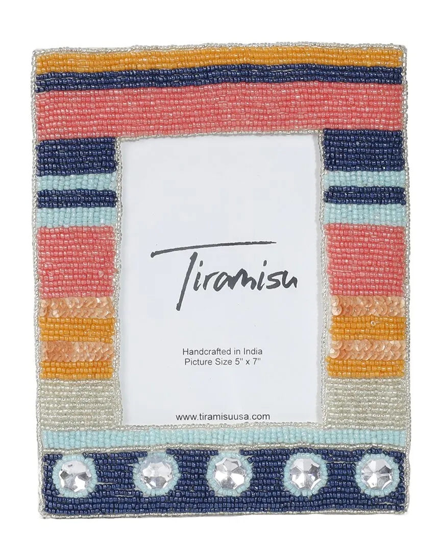 Horizon Harmony Stripe Fusion 5x7 Picture Frame - Multicolor image