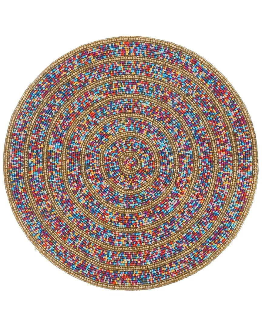 Magnolia Beaded Placemat - Multi image