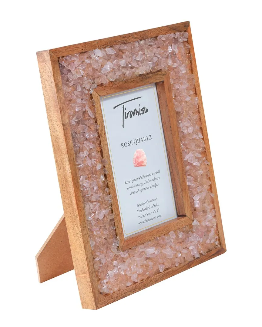 Pink Moonglow Rose Quartz Picture Frame Set - Pink image
