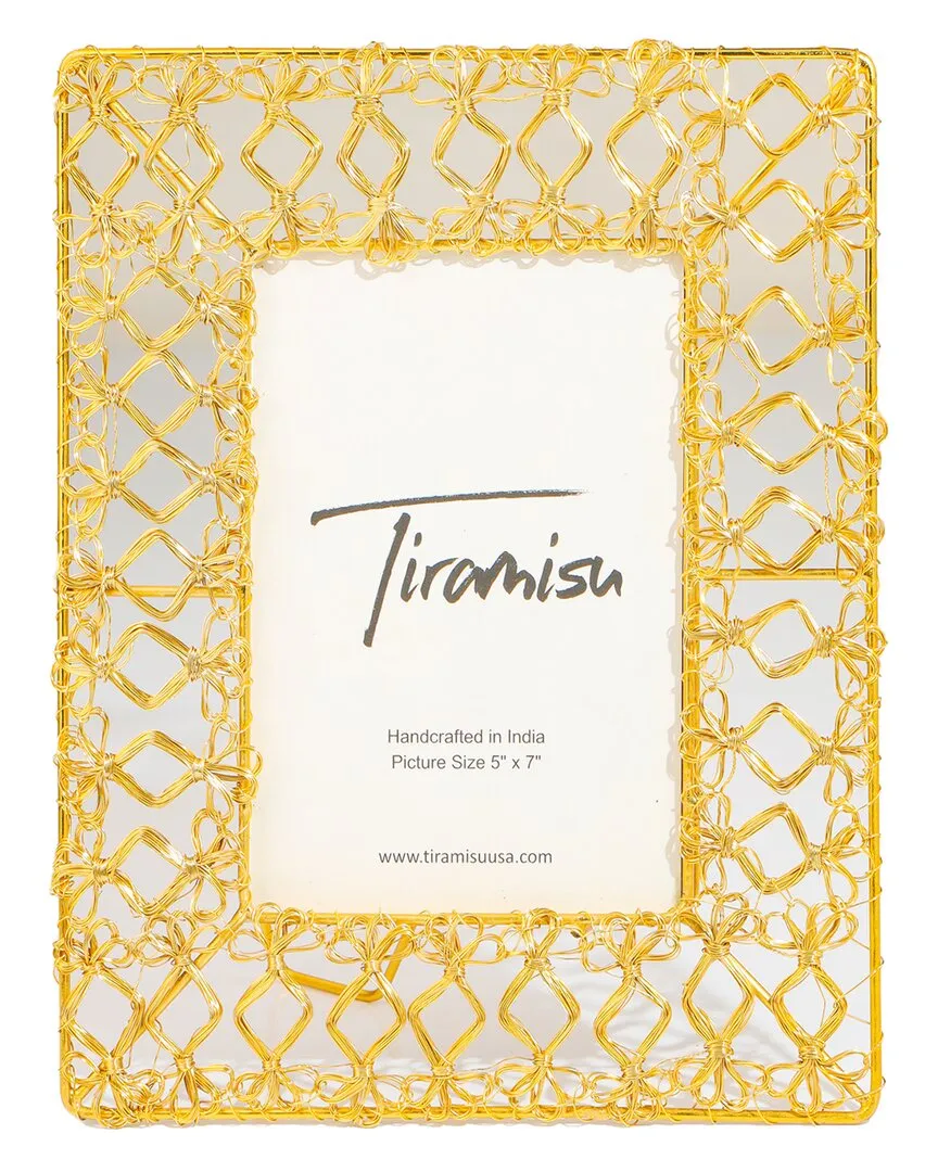 Radiant Interlace Picture Frame - Gold image