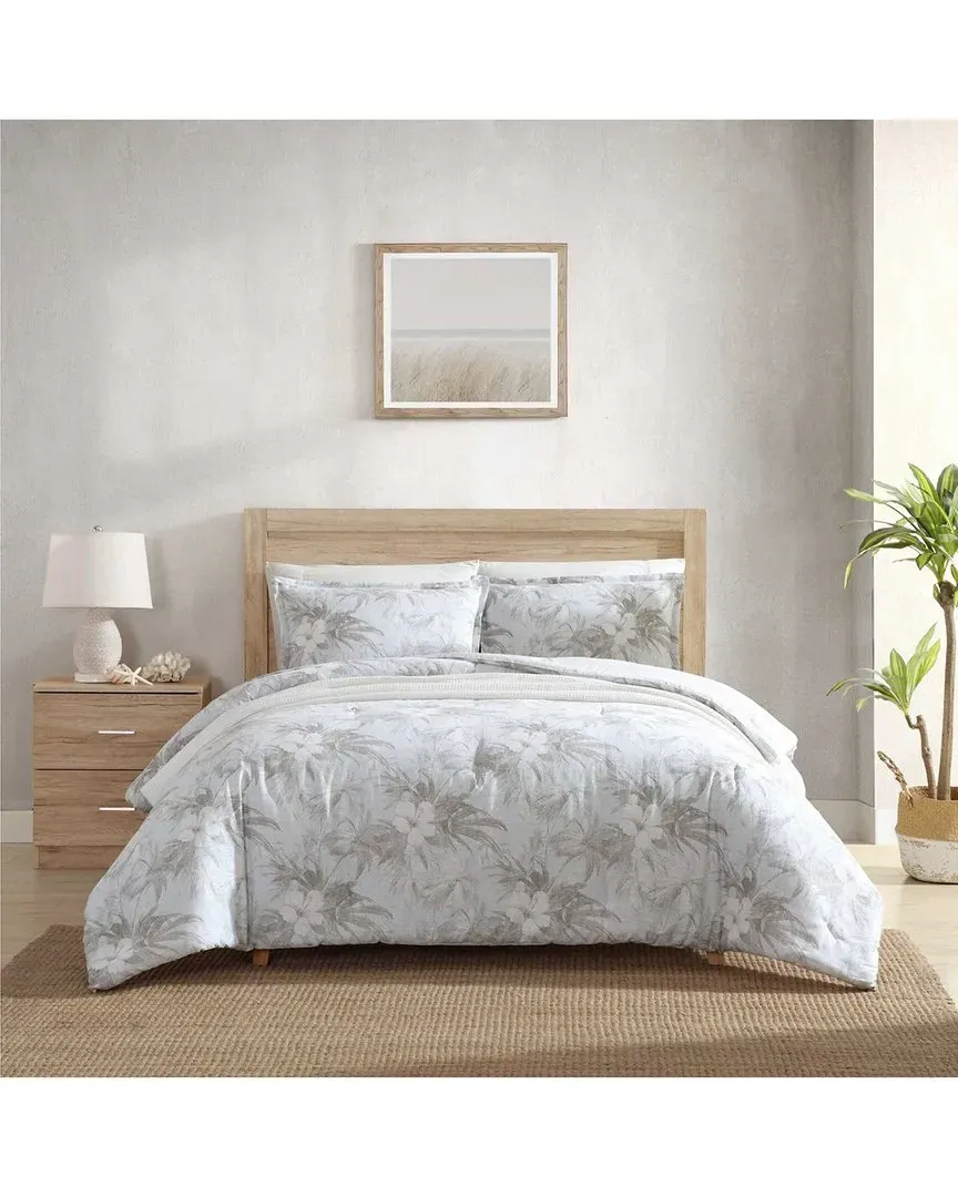 Beachway Blooms Duvet Bedding Set - Cotton-Linen image