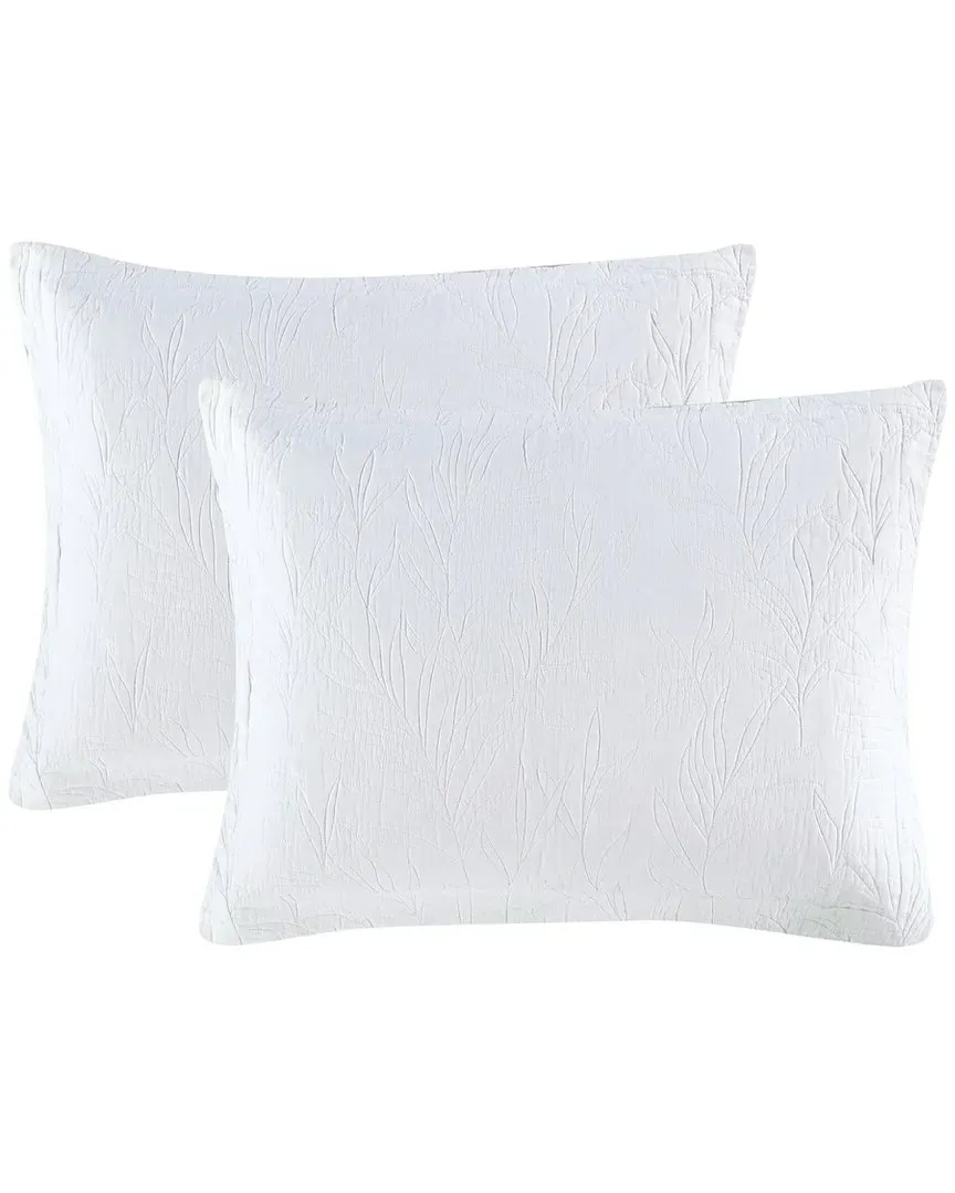 Costa Sera Standard Pillow Sham - White, Cotton