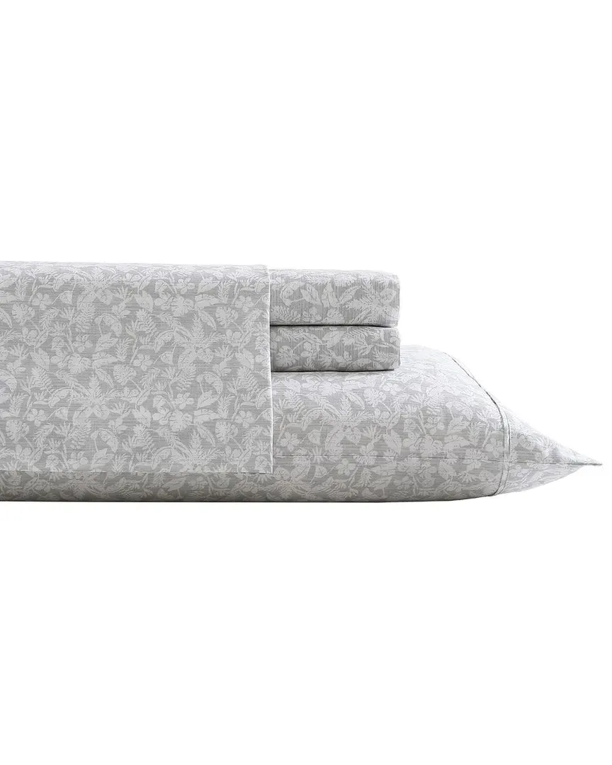 Koya Bay Cotton Percale Cooling Sheet Set - Grey