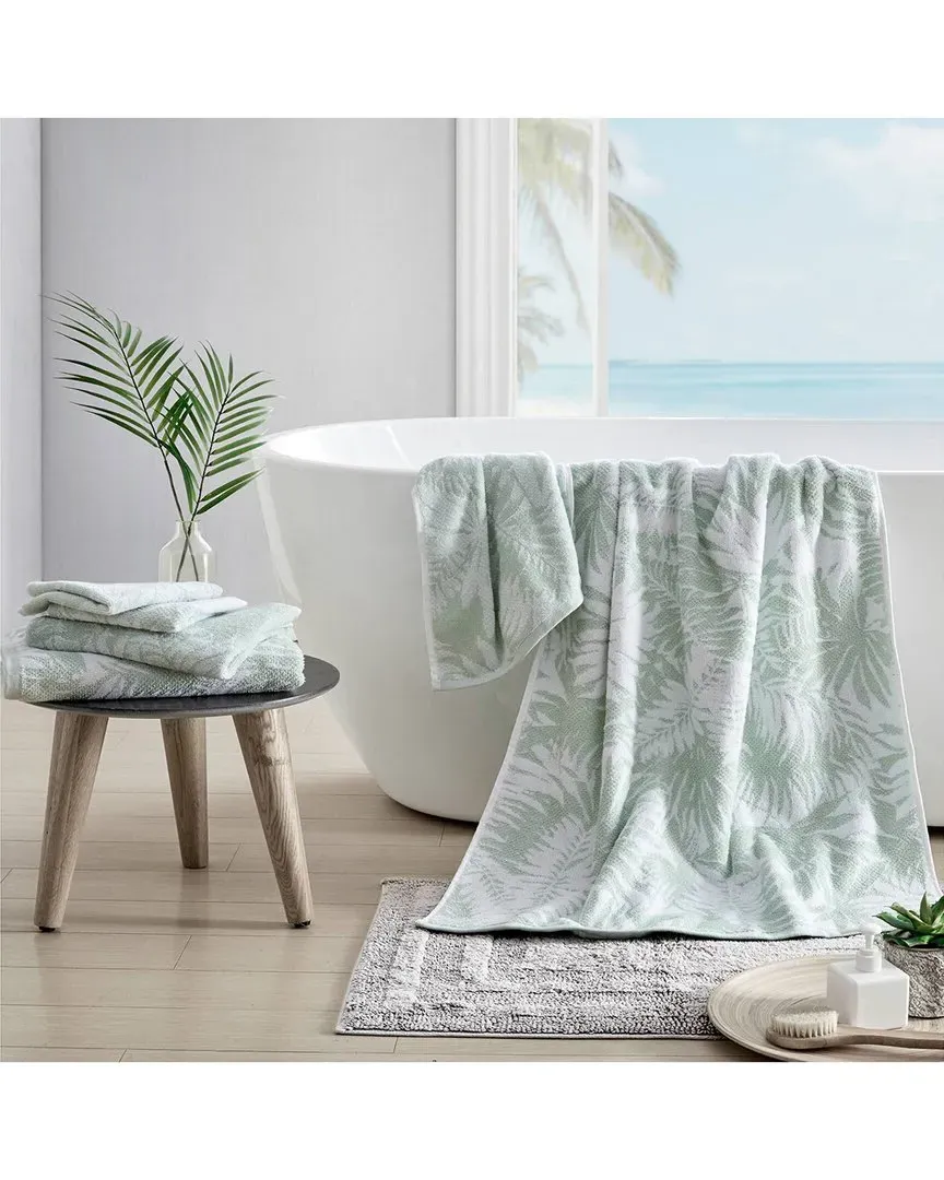 Lago Palm 6-Piece Towel Set - Coconut image